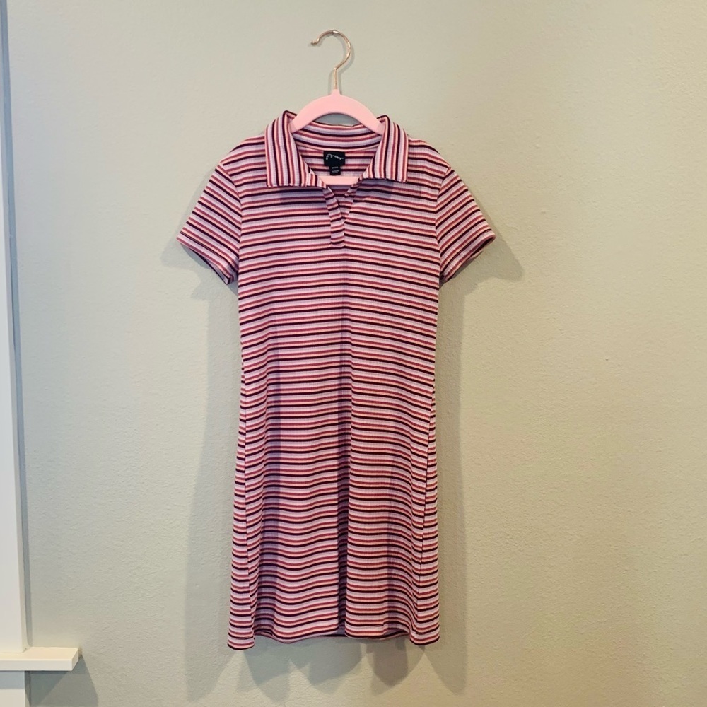ART Class short sleeve, striped, collared dress